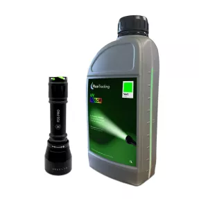 Packung UV-Lampe LUX 80 + UV-Farbstoff COLOR
