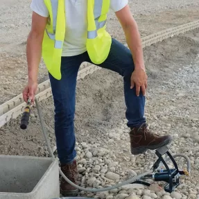 Durchgangs-Absperrballon mit Bypass für Rohr- & Dichtheitsprüfungen